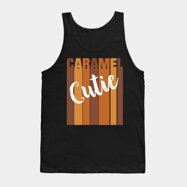 Caramel Cutie Tank Top by blackartmattersshop